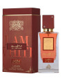 Lattafa Ana Abiyedh Scarlet perfume bottle